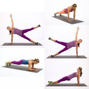 Medizinische Gymnastik für Lumbalosteochondrose